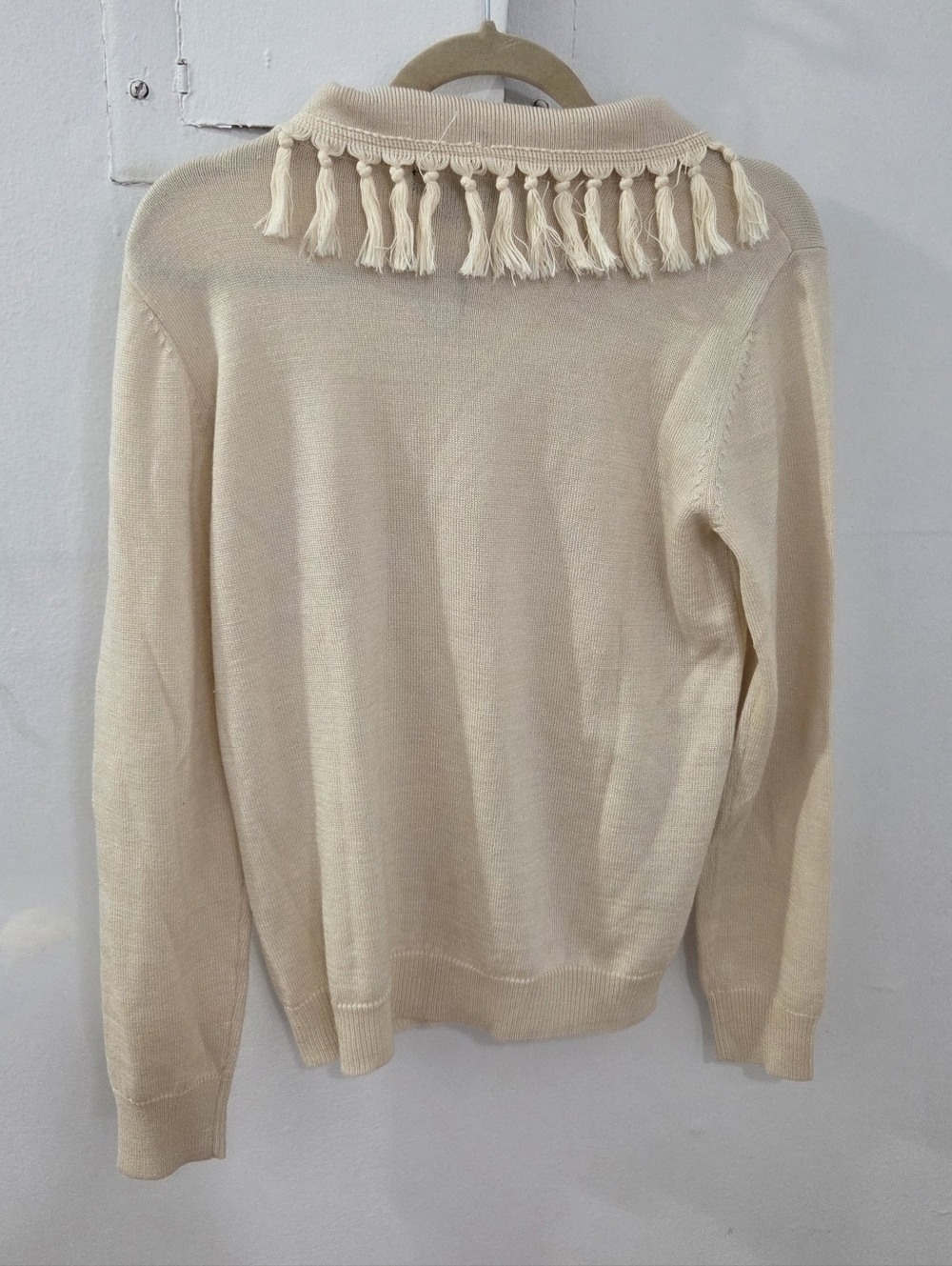 Weekend Tassel Collared Sweater - Picture 2 of 5